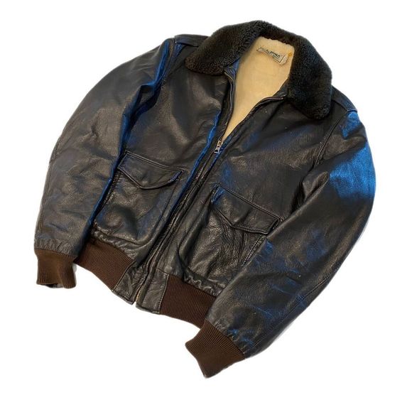 L.L. Bean Other - Vintage L.L. Bean Brown Leather Jacket Bummer A-2 G-1 ￼